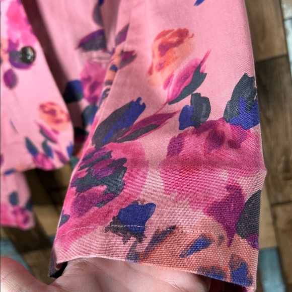 CAbi Pink and Purple Floral Jacket - Picture 7 of 16